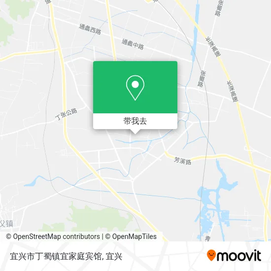 宜兴市丁蜀镇宜家庭宾馆地图
