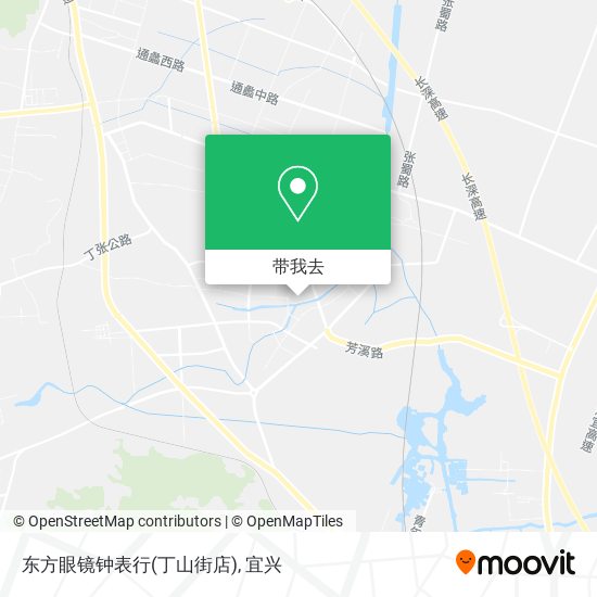 东方眼镜钟表行(丁山街店)地图