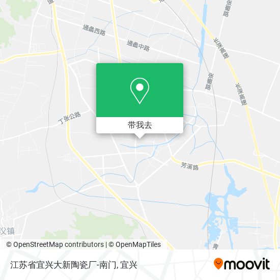江苏省宜兴大新陶瓷厂-南门地图