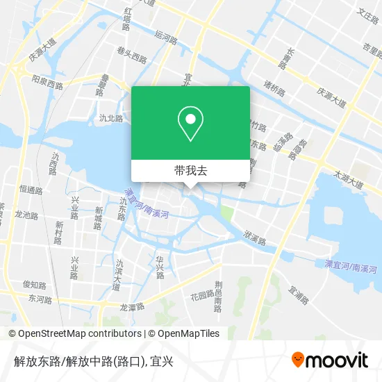 解放东路/解放中路(路口)地图