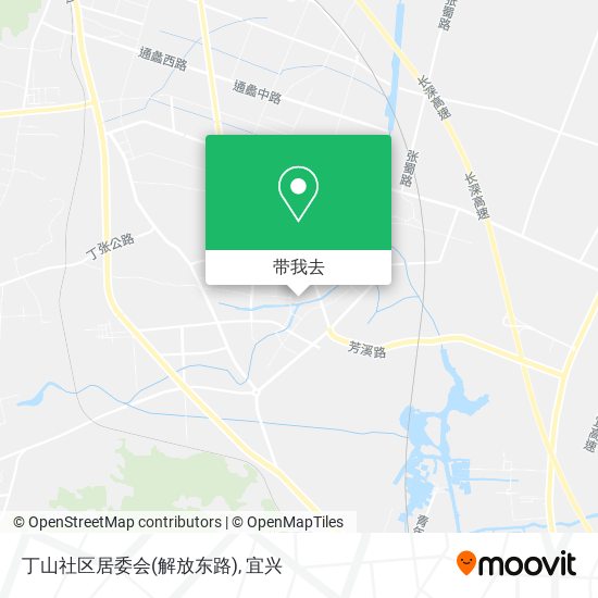 丁山社区居委会(解放东路)地图