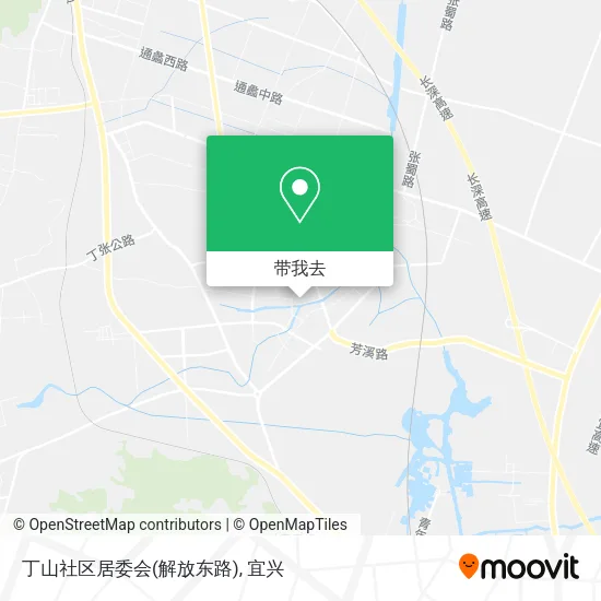 丁山社区居委会(解放东路)地图