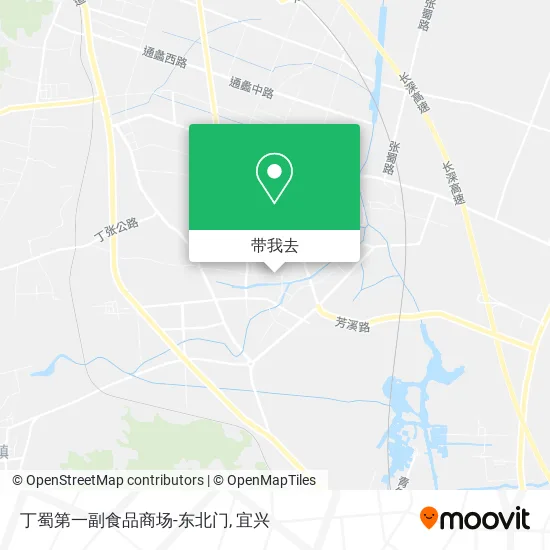 丁蜀第一副食品商场-东北门地图