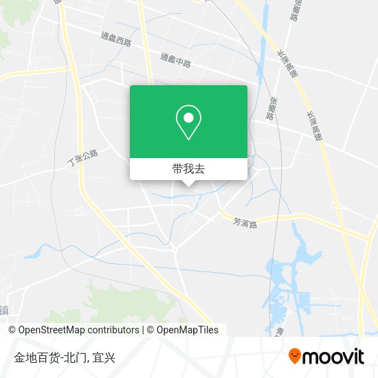 金地百货-北门地图