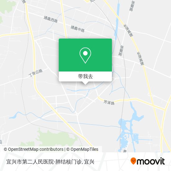 宜兴市第二人民医院-肺结核门诊地图