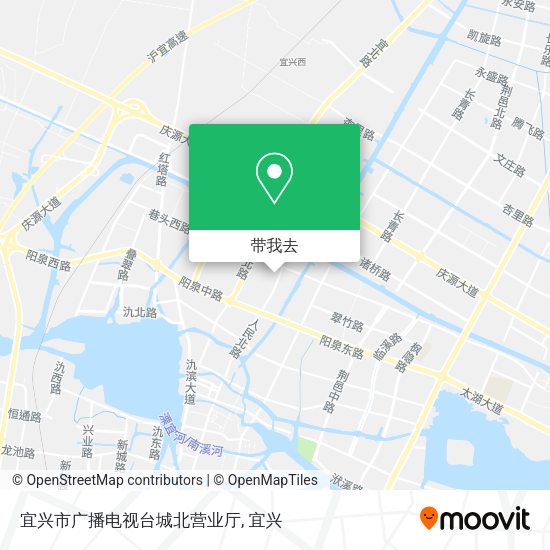 宜兴市广播电视台城北营业厅地图
