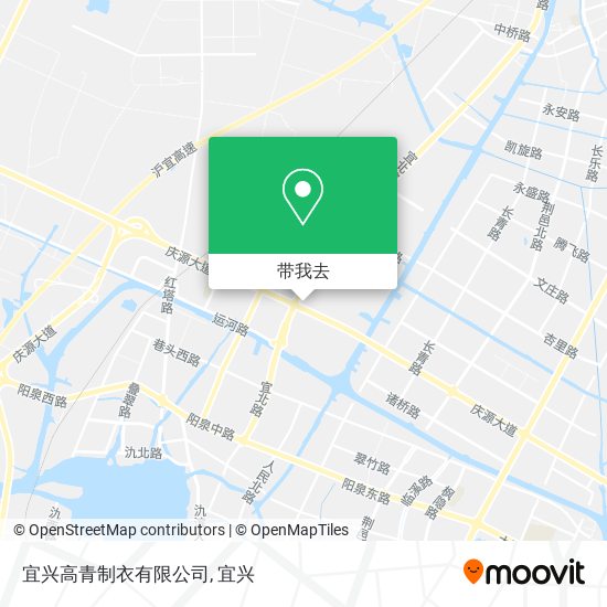 宜兴高青制衣有限公司地图