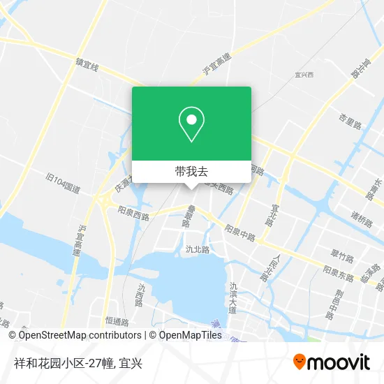 祥和花园小区-27幢地图