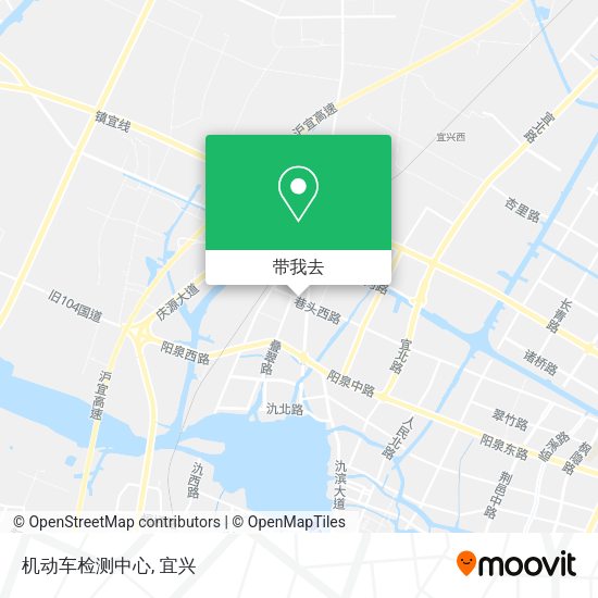 机动车检测中心地图