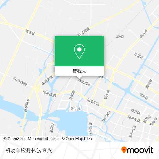 机动车检测中心地图