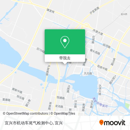 宜兴市机动车尾气检测中心地图