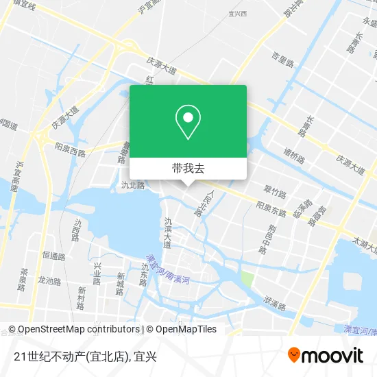 21世纪不动产(宜北店)地图