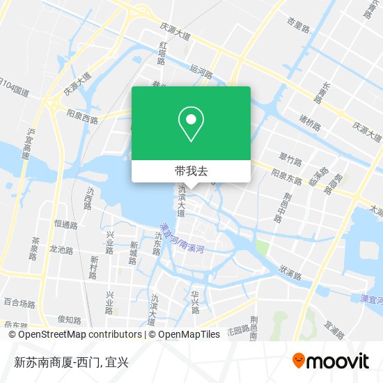 新苏南商厦-西门地图