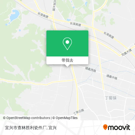 宜兴市查林胜利瓷件厂地图