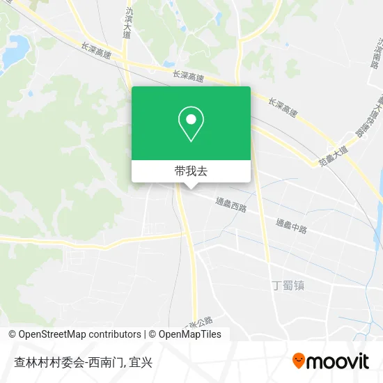 查林村村委会-西南门地图