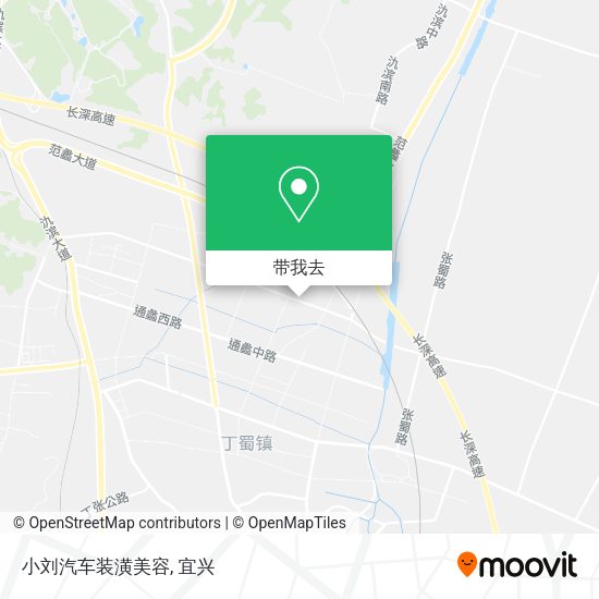 小刘汽车装潢美容地图