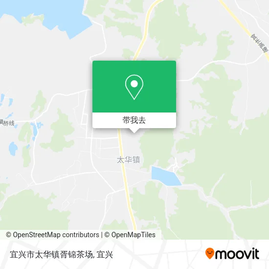 宜兴市太华镇胥锦茶场地图