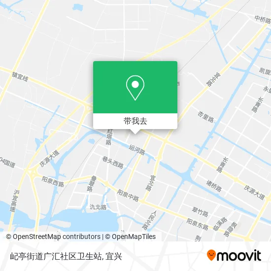 屺亭街道广汇社区卫生站地图