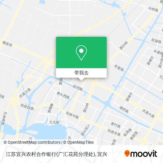 江苏宜兴农村合作银行(广汇花苑分理处)地图