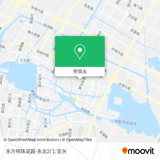 东方明珠花园-东北2门地图