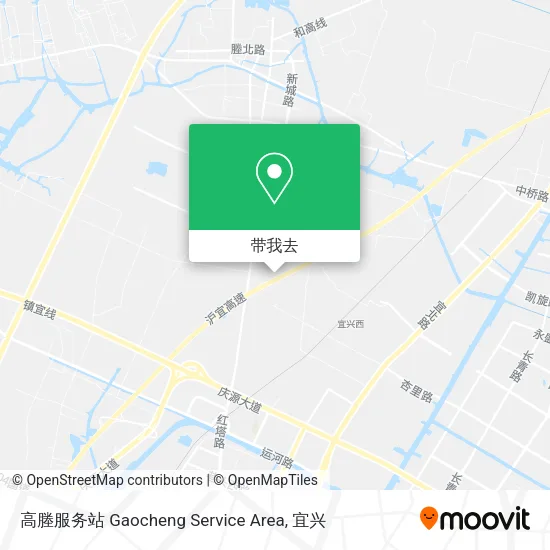 高塍服务站 Gaocheng Service Area地图