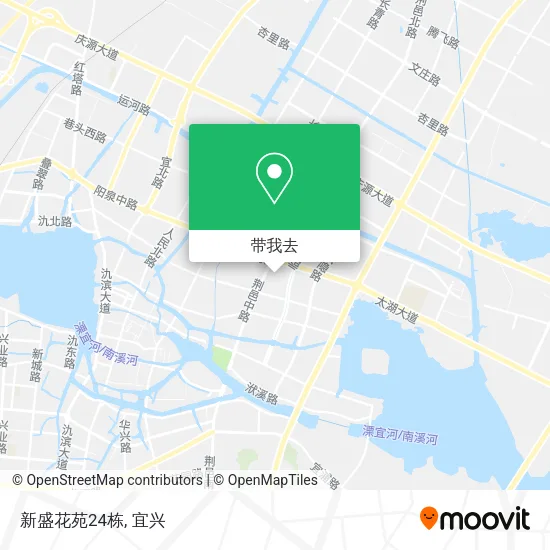 新盛花苑24栋地图