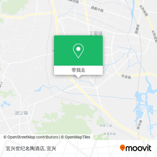 宜兴世纪名陶酒店地图