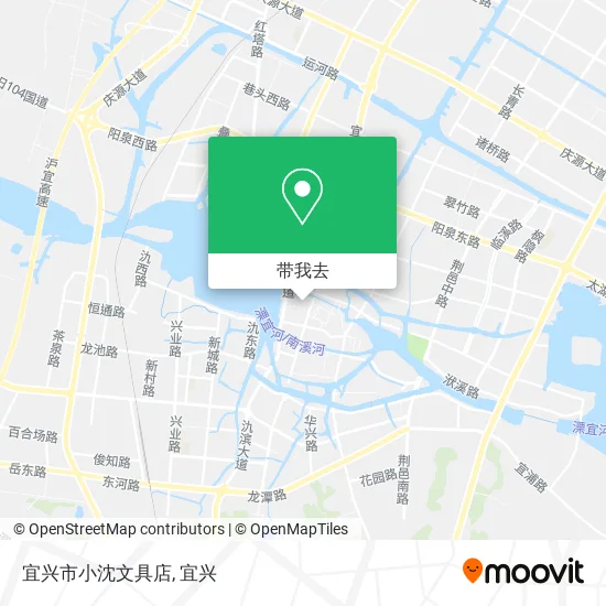 宜兴市小沈文具店地图