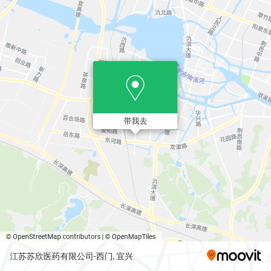 江苏苏欣医药有限公司-西门地图