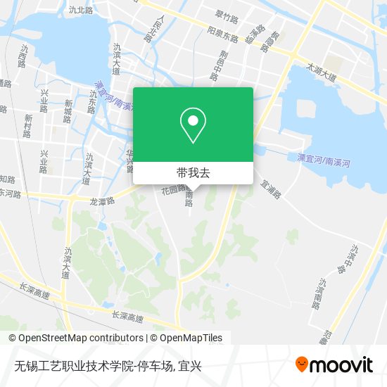 无锡工艺职业技术学院-停车场地图