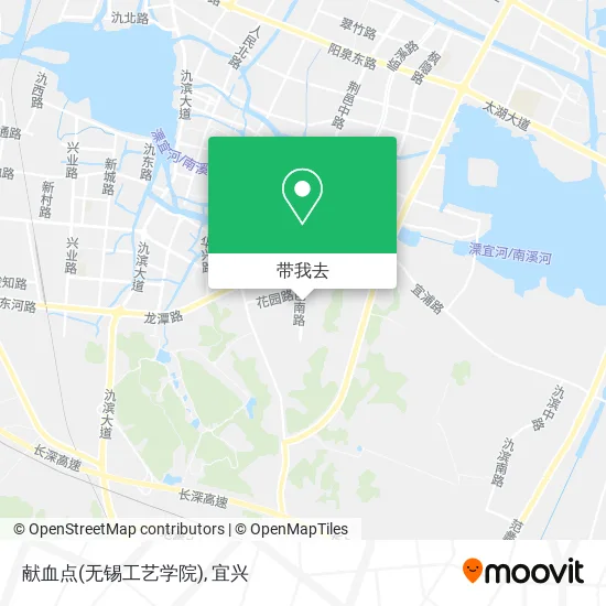 献血点(无锡工艺学院)地图