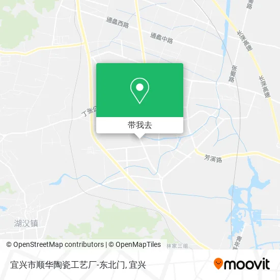 宜兴市顺华陶瓷工艺厂-东北门地图