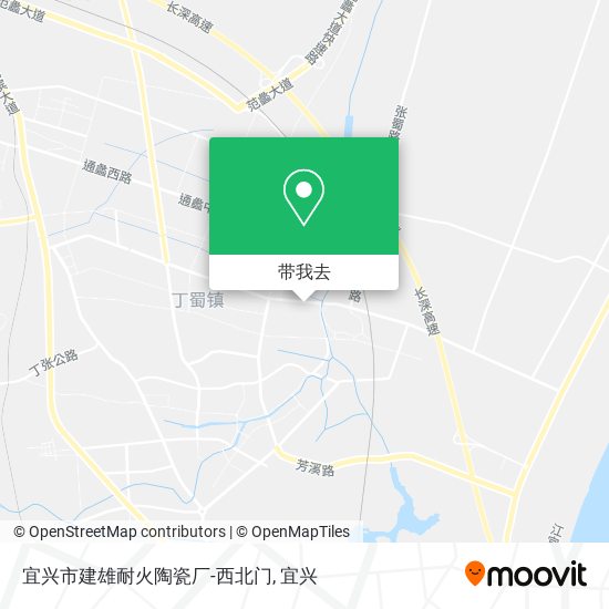 宜兴市建雄耐火陶瓷厂-西北门地图