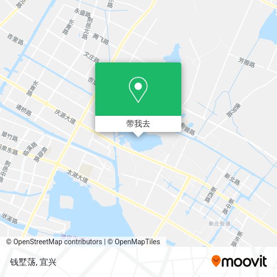钱墅荡地图