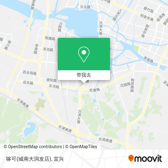 哆可(城南大润发店)地图