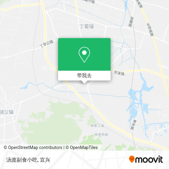 汤渡副食小吃地图