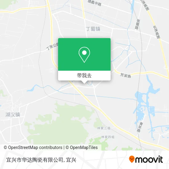 宜兴市华达陶瓷有限公司地图