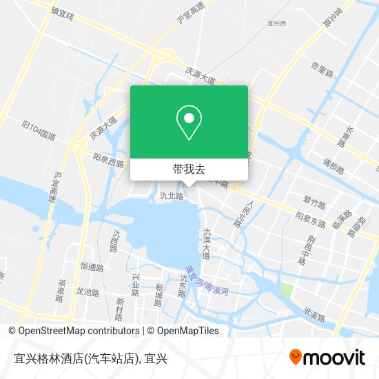 宜兴格林酒店(汽车站店)地图