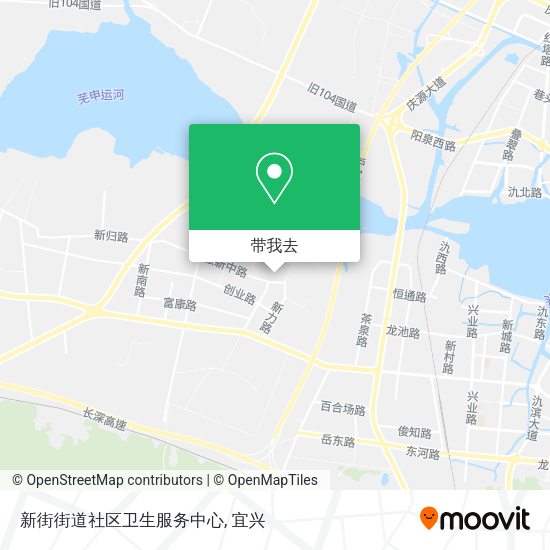 新街街道社区卫生服务中心地图