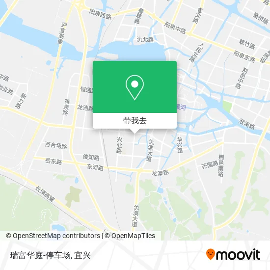 瑞富华庭-停车场地图