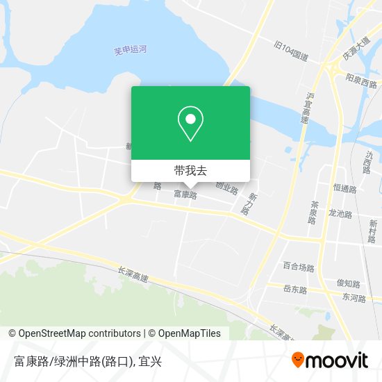 富康路/绿洲中路(路口)地图