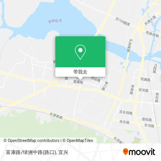 富康路/绿洲中路(路口)地图