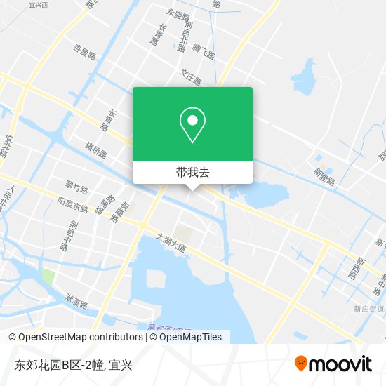 东郊花园B区-2幢地图