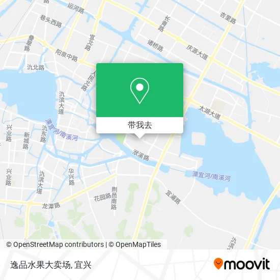 逸品水果大卖场地图