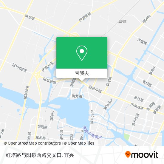 红塔路与阳泉西路交叉口地图