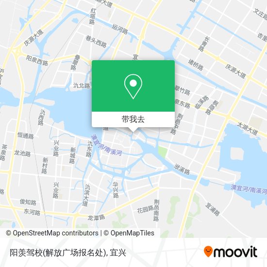 阳羡驾校(解放广场报名处)地图