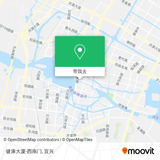 健康大厦-西南门地图