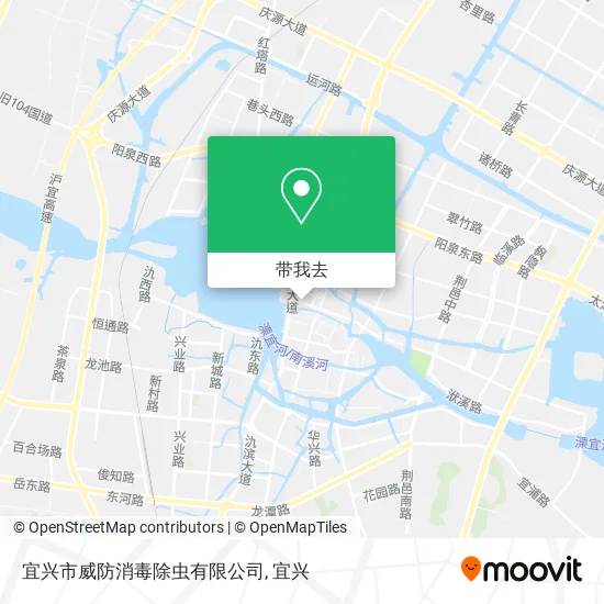 宜兴市威防消毒除虫有限公司地图