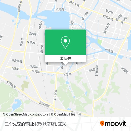三个先森的韩国炸鸡(城南店)地图