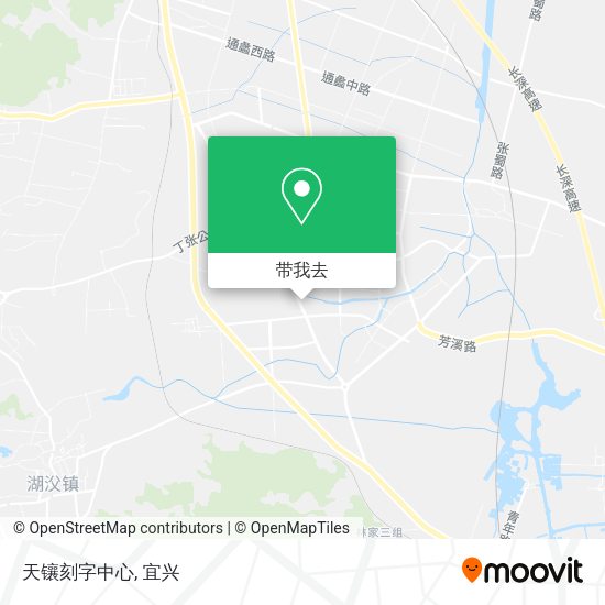 天镶刻字中心地图